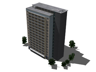 Axel Monse - Hochhaus Brückenstrasse